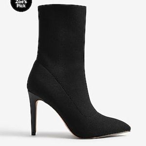 Express Black Sock Bootie